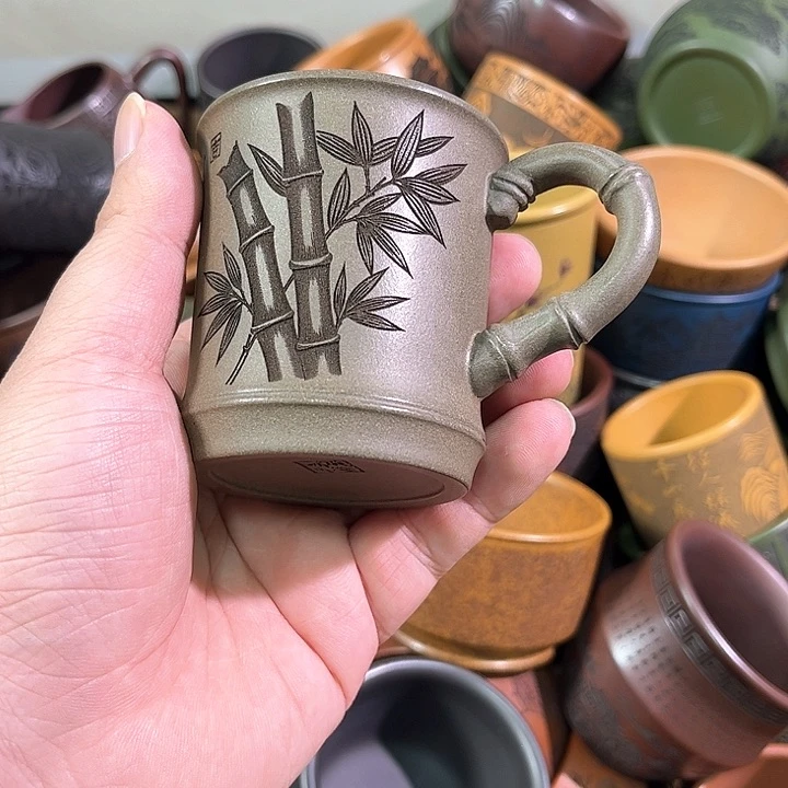 茶杯紫砂全手工紫砂主人杯