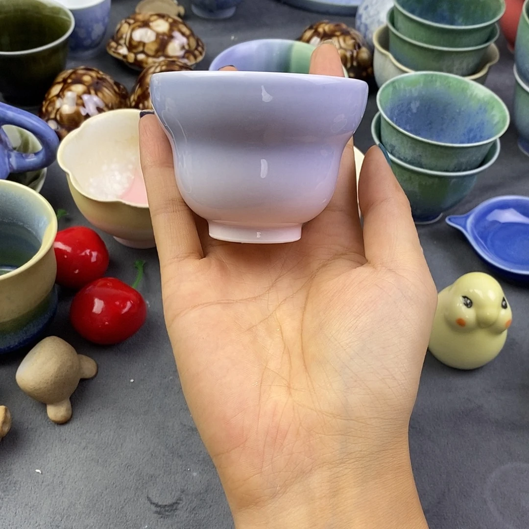 景德镇高温颜色釉茶杯
