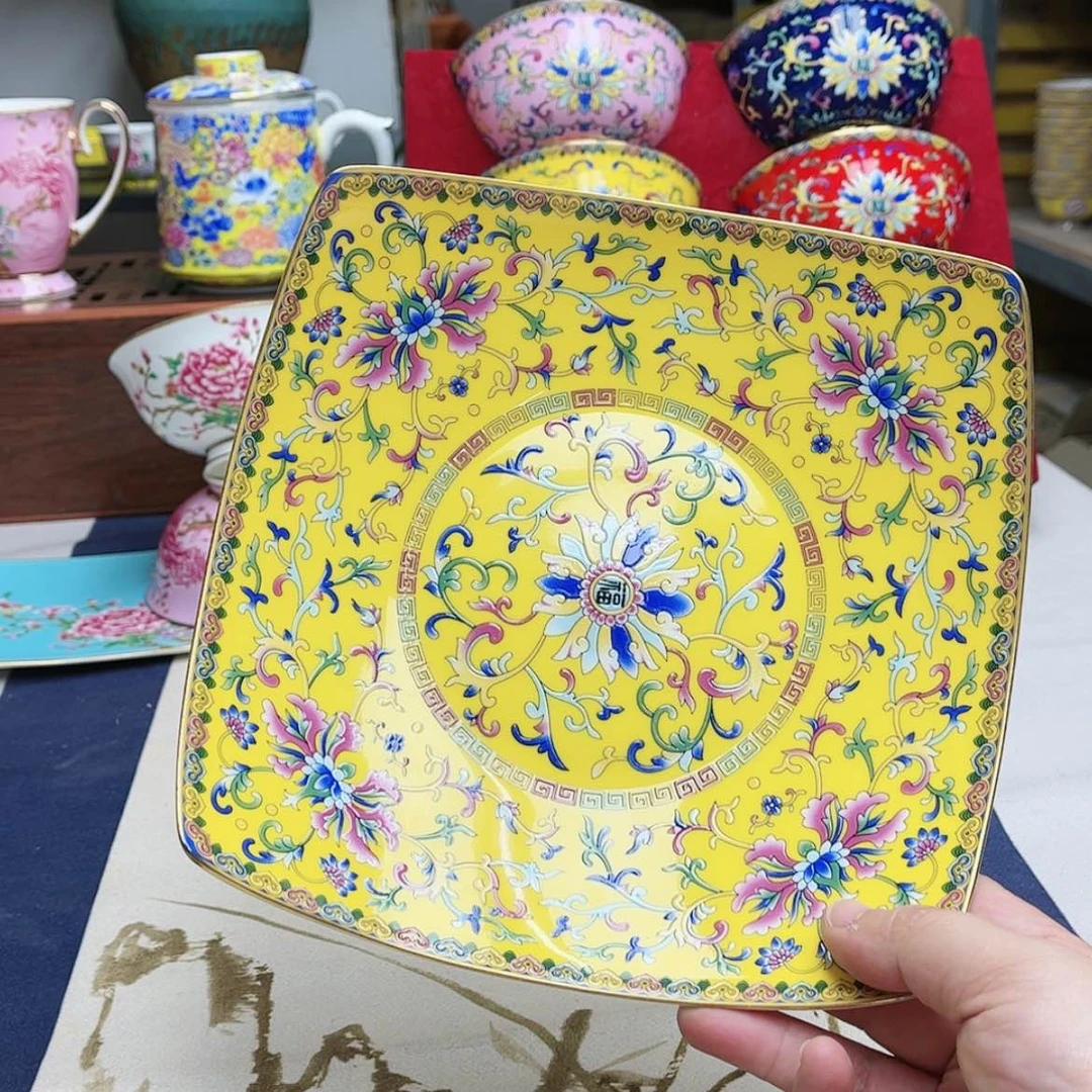 【闪购商品】珐琅8英寸2方深。。。。。