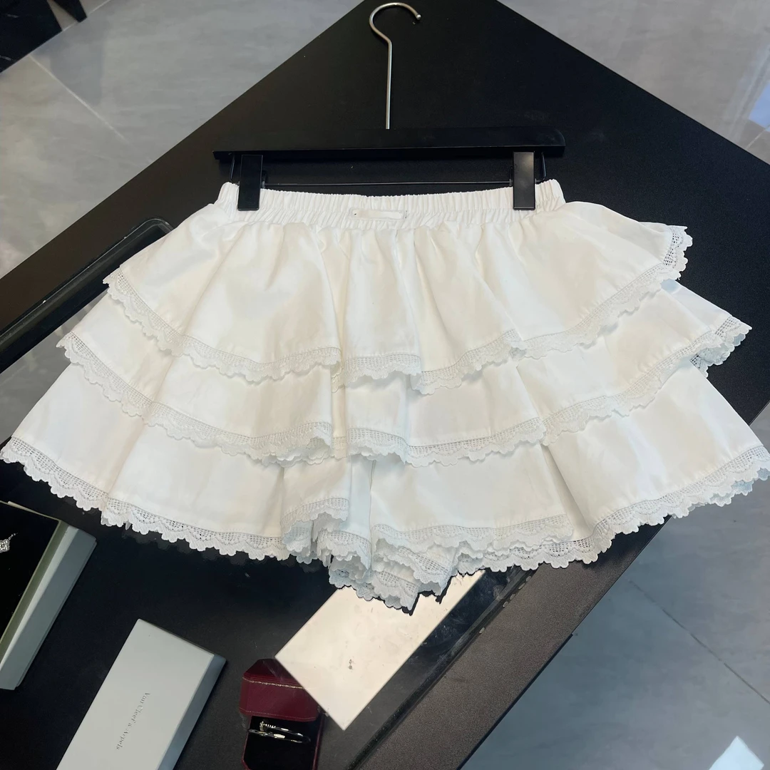 蛋糕裙木耳chic风常规短裙DK-4