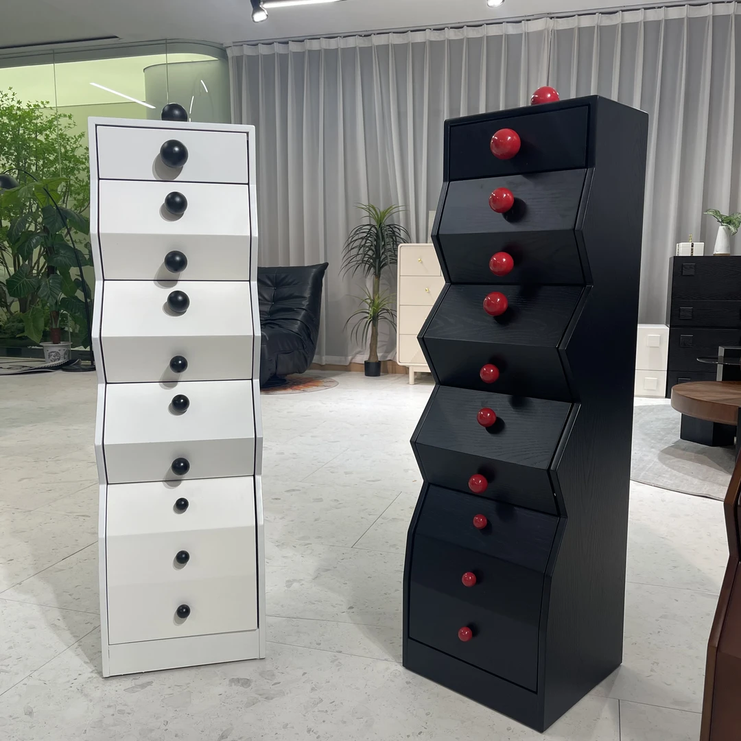 【积木柜】法式复古中古风置物柜床尾转角柜收纳柜不规则柜子餐边柜