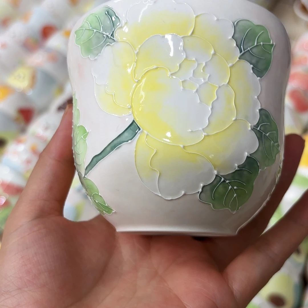 手绘创意高温釉下彩陶瓷
