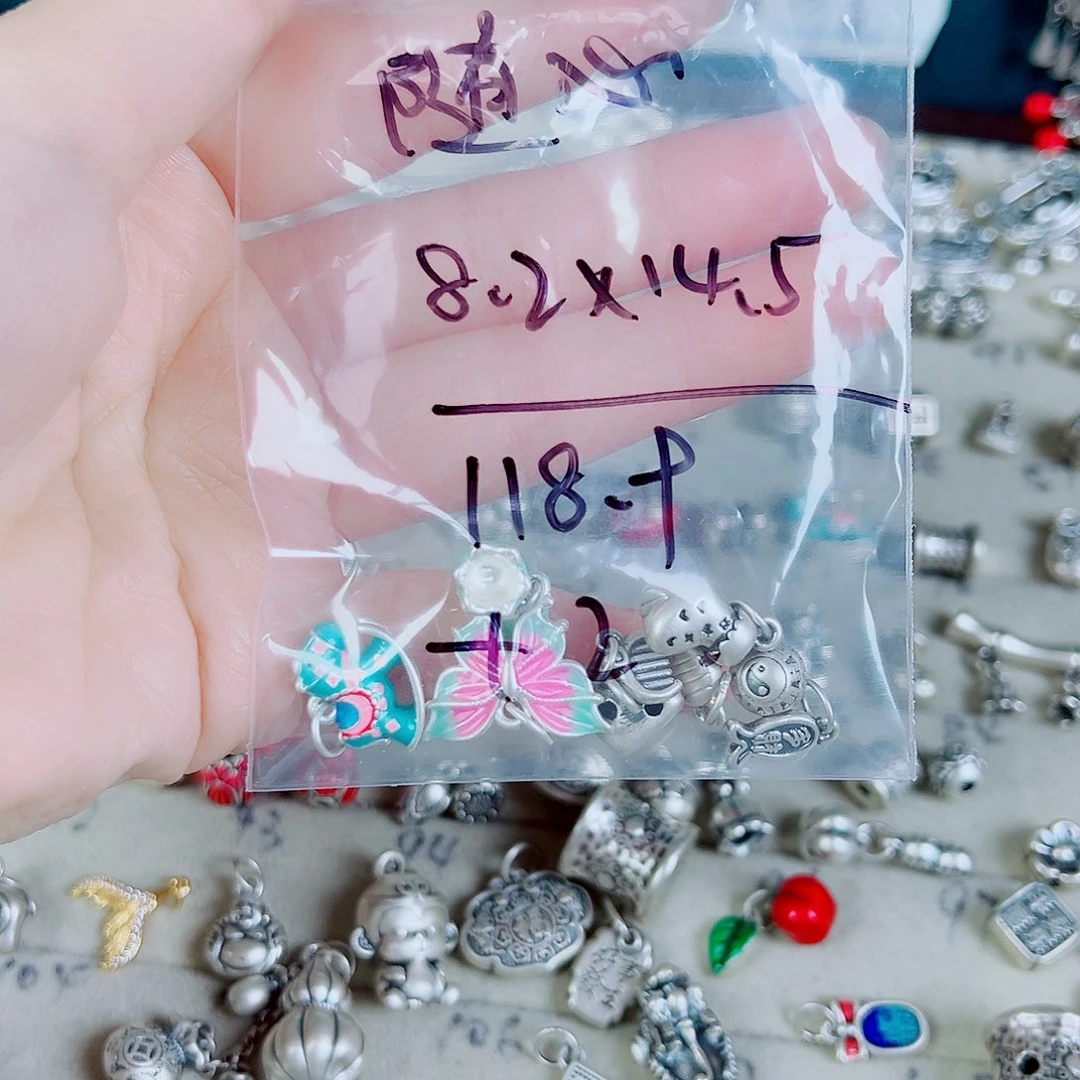 珐琅足银足银配件