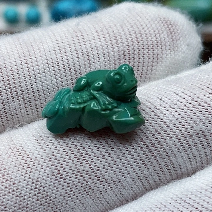 绿松石未镶嵌天然原矿 地大质检