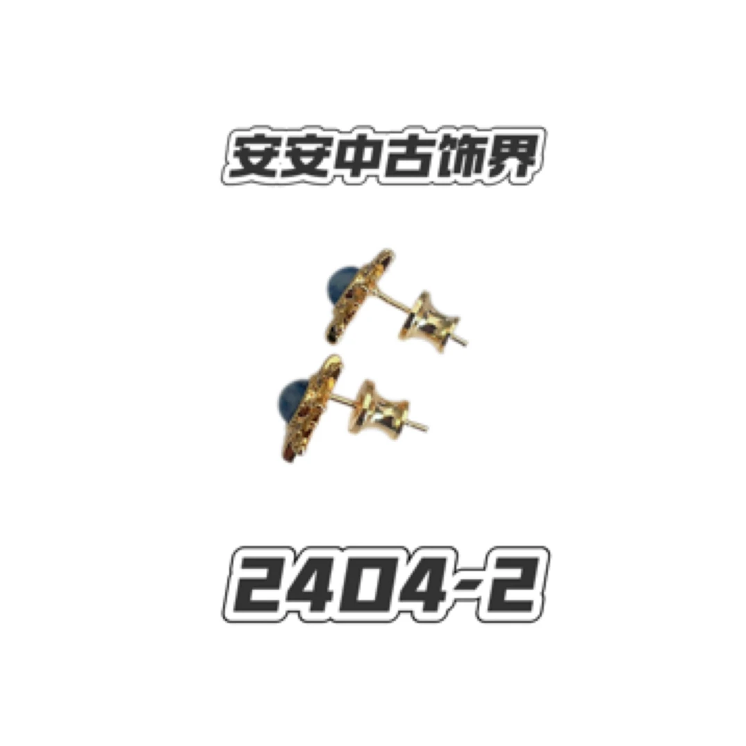 铜合金耳饰 2404-2-八芒星耳钉