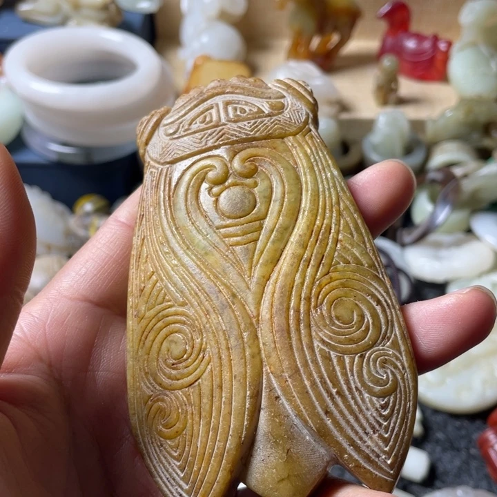 和田玉未镶嵌吊坠(不含链)