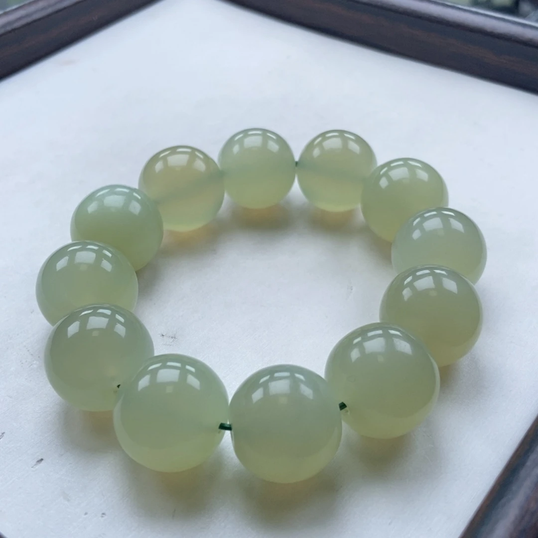 蛇纹石玉未镶嵌手链