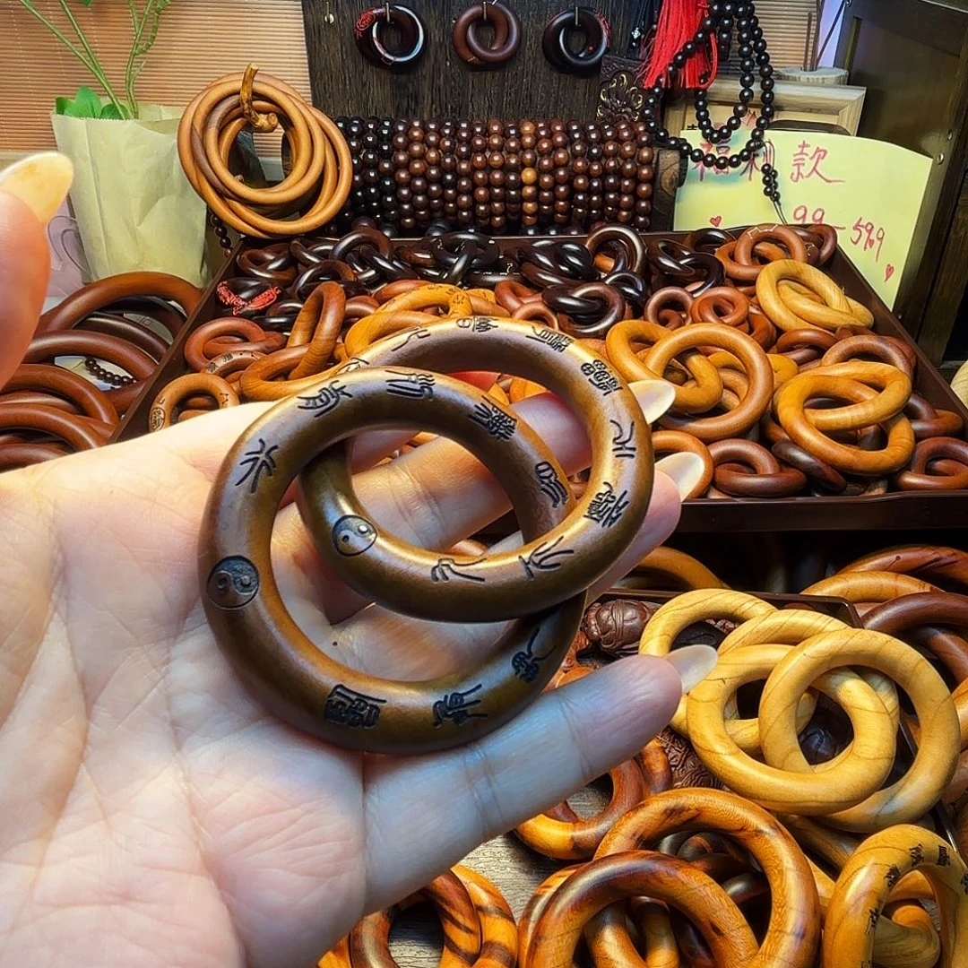 木枣木老料40圈口乾坤圈