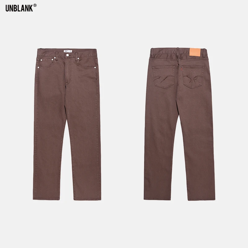 no退no换 Unblank古着cleanfit基础vintage休闲男士501直筒牛仔裤