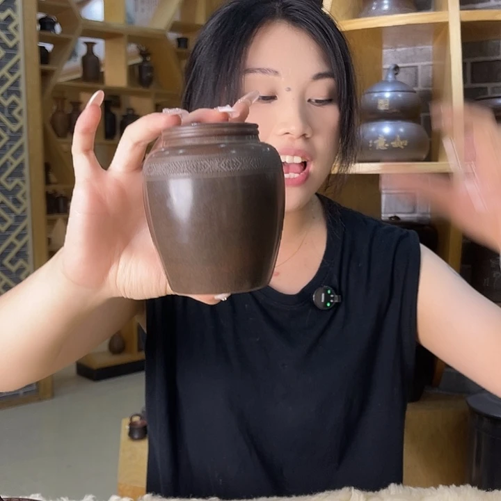 钦州坭兴陶茶叶罐二两装 新粉福利 限购两单