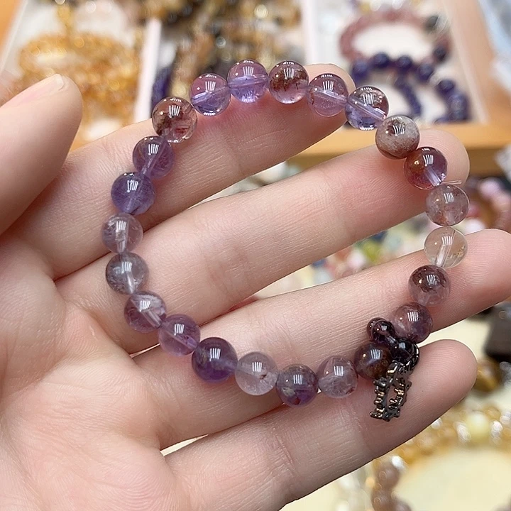 水晶手链未镶嵌极光23