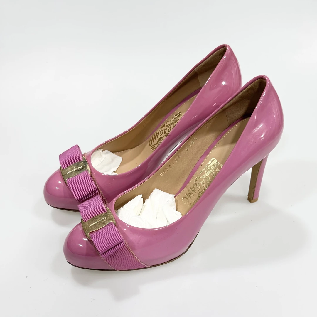 95新 FERRAGAMO/菲拉格慕 36码Ferragamo菲拉格慕 高跟鞋95新