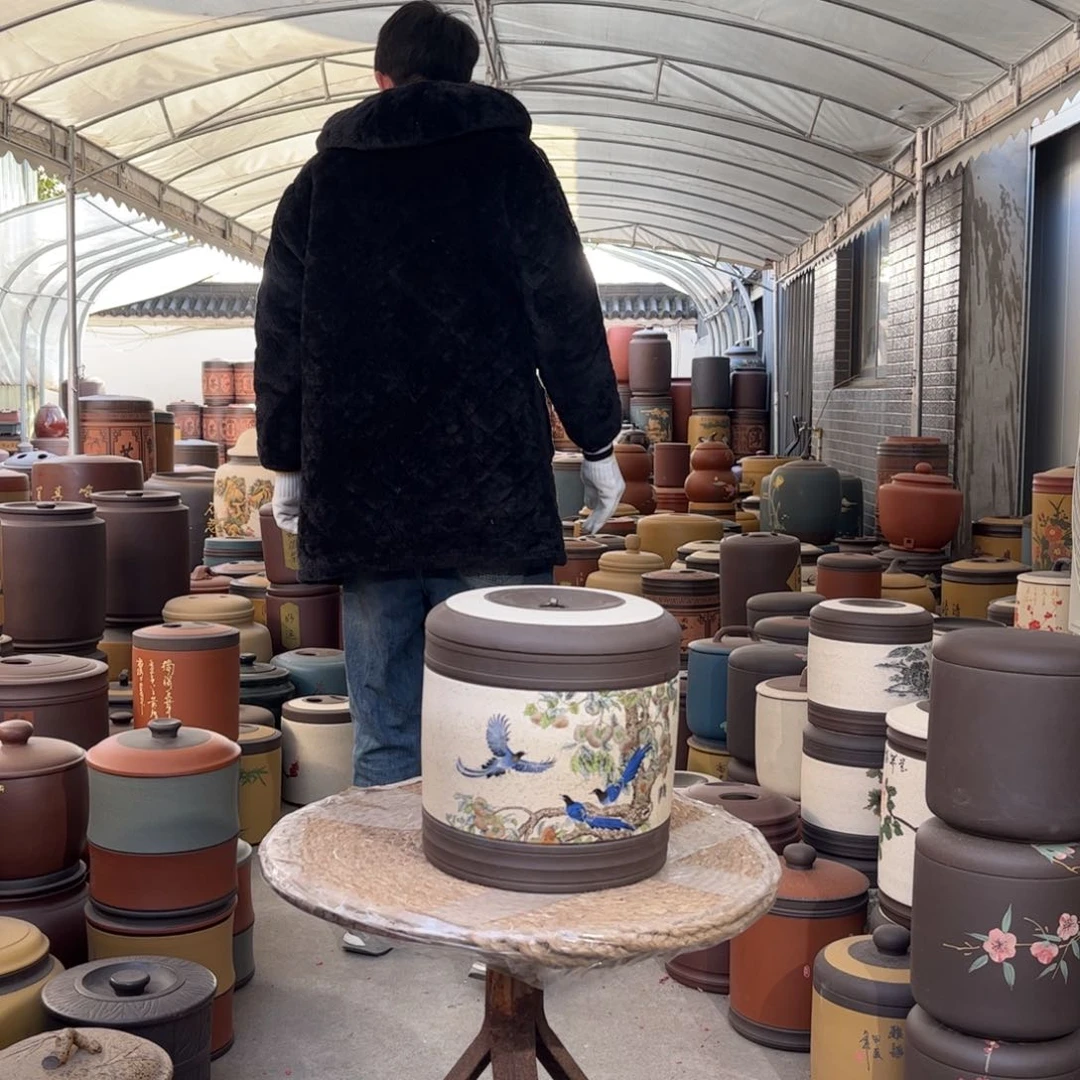 紫砂茶叶罐7 饼茶叶罐