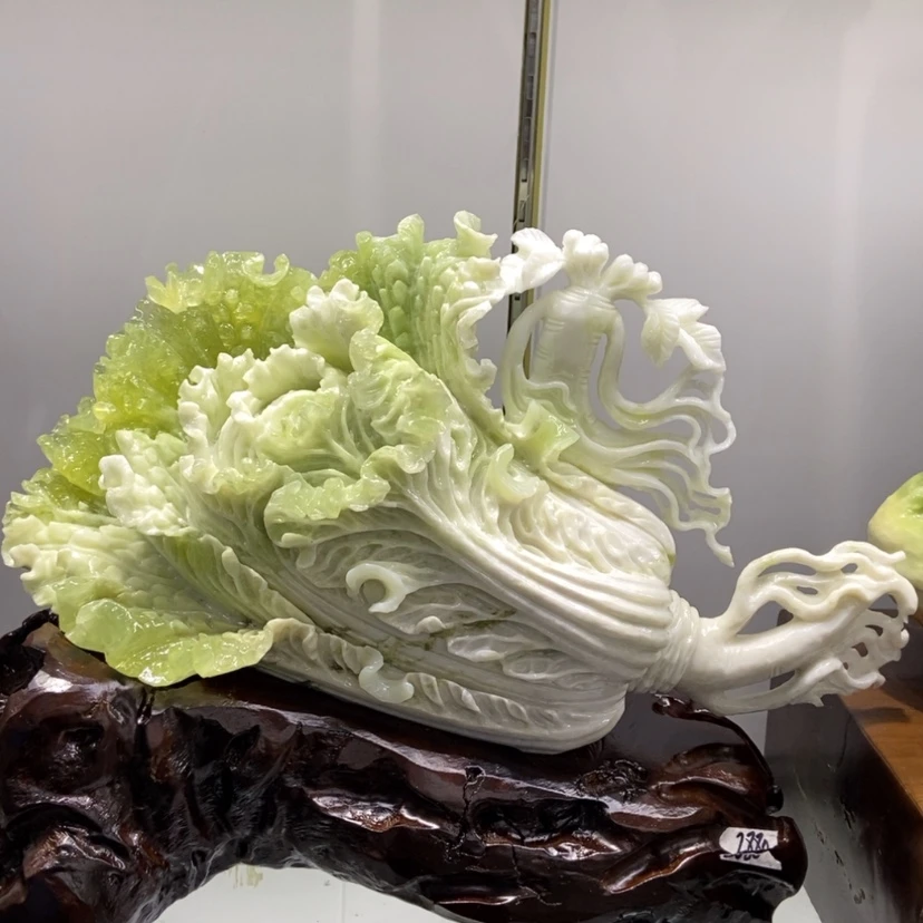 【闪购商品】未镶嵌蛇纹石玉（覆膜）珠宝奇石