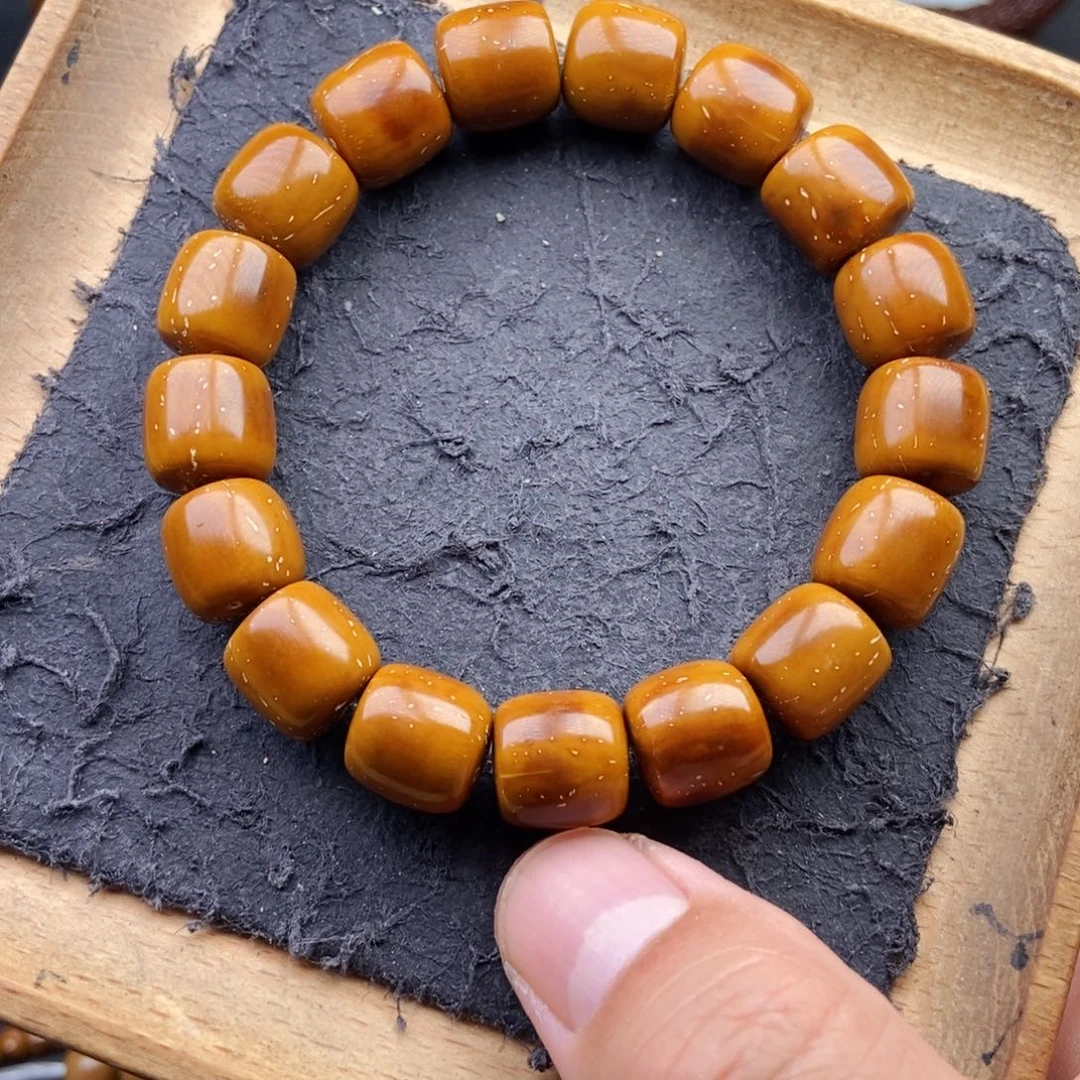 紫金鼠手串12+mm天花板黄金甲