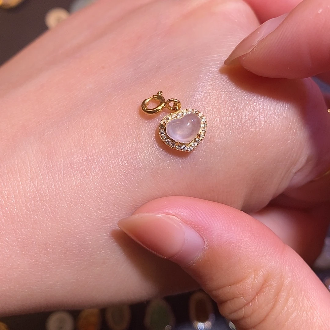 翡翠银S925镶嵌项链