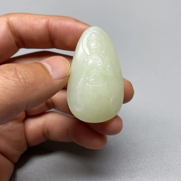 吊坠(不含链)未镶嵌和田玉波**武