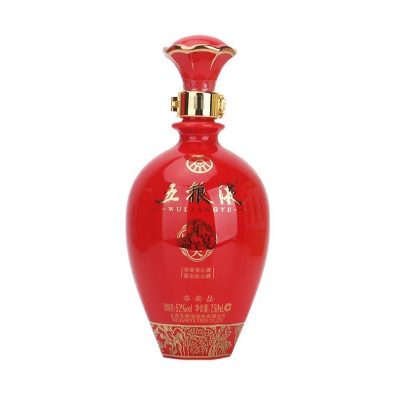五粮液和美盛宴 1.5L 3L 陶瓷瓶礼盒装 收藏送礼52度1.5L~3L