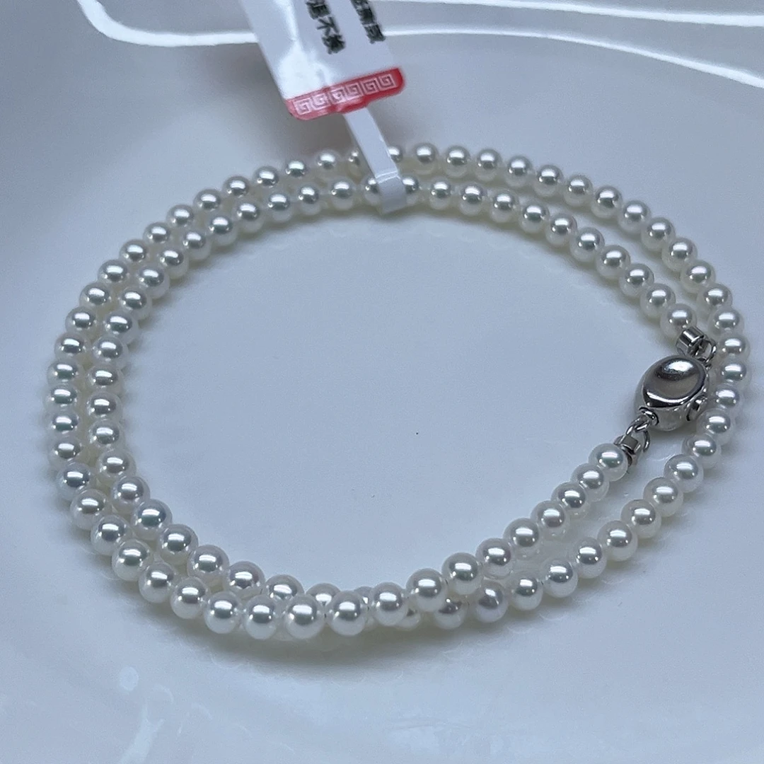 颈饰淡水珍珠银S925镶嵌