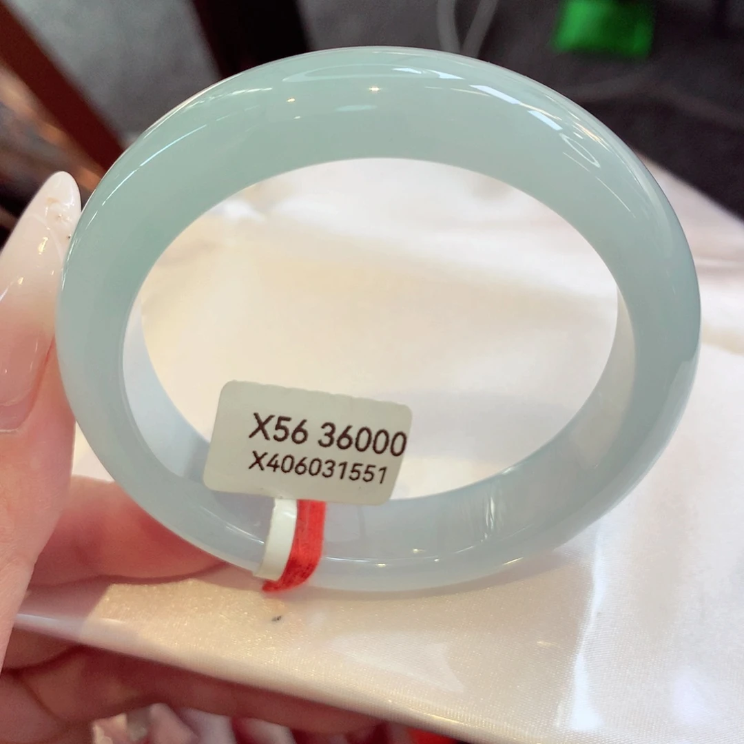 未镶嵌手镯翡翠正圈36号66