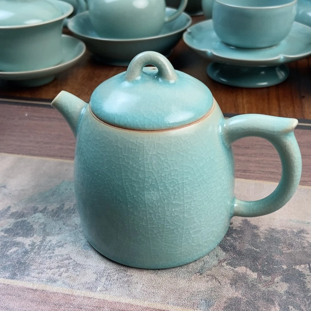 摆件原产地原矿汝瓷～茶器