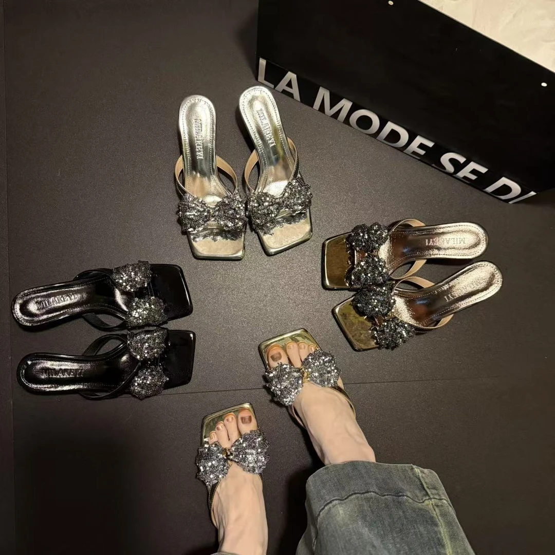 【孤品】066-100爆款气质百搭轻奢软底感网红休闲时髦法式小众单鞋