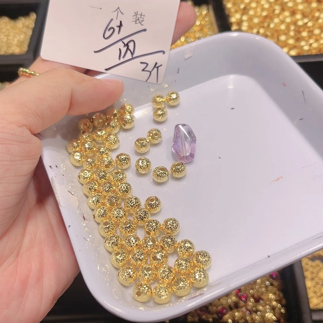 紫晶珠宝半成品银S925镀金镶嵌18