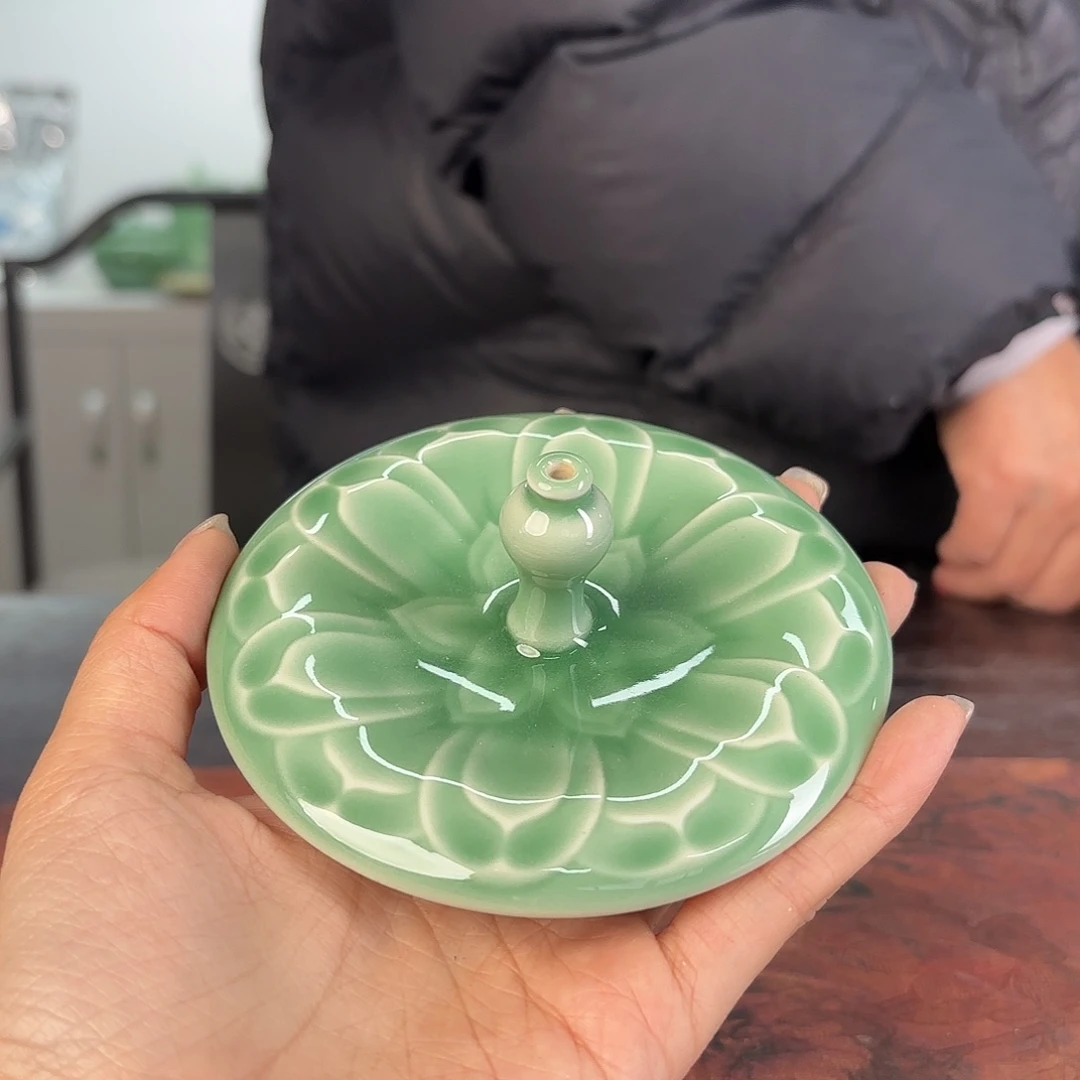 龙泉云间青瓷小米茶器