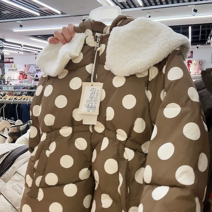 130 码女孩棉衣女孩