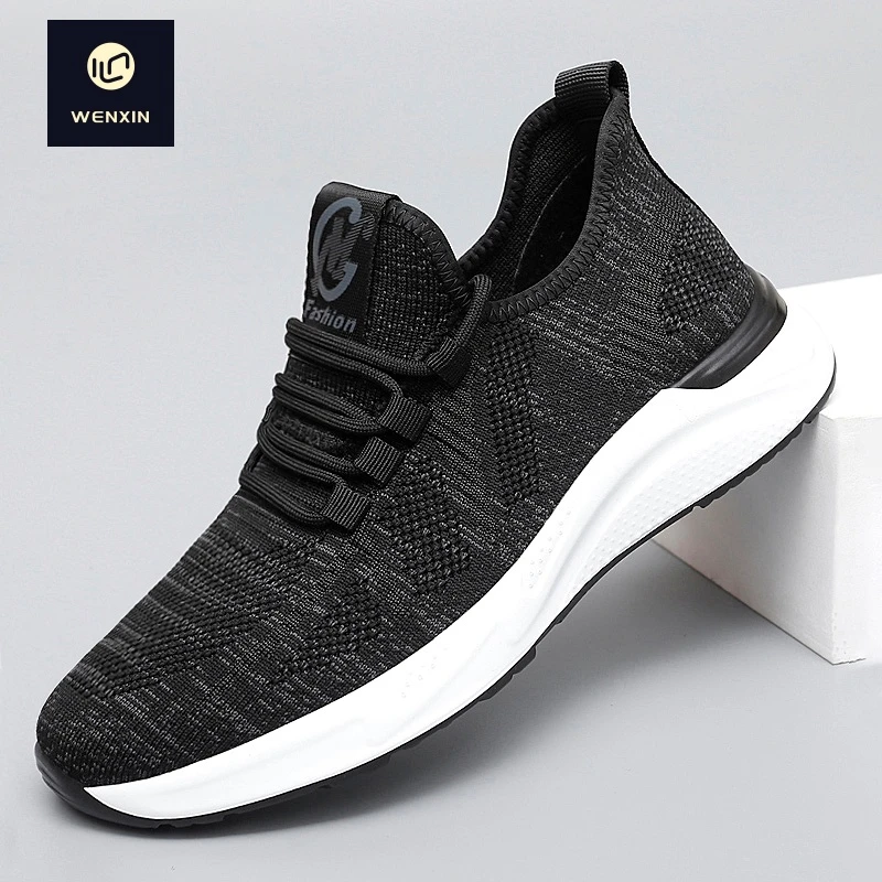 【文心】【【飞织面料】【聚氨酯底】【轻盈透气】时尚/休闲/健步鞋 22032