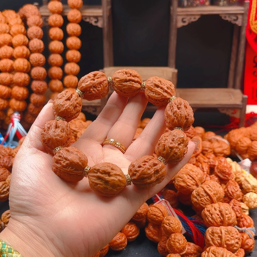 文玩核桃吊坠东*枪核桃手串