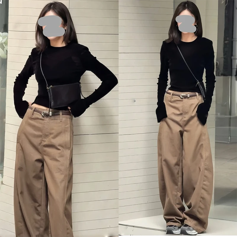 2025早秋新款气质休闲风轻奢感舒适上衣时尚洋气百搭显瘦长裤套装
