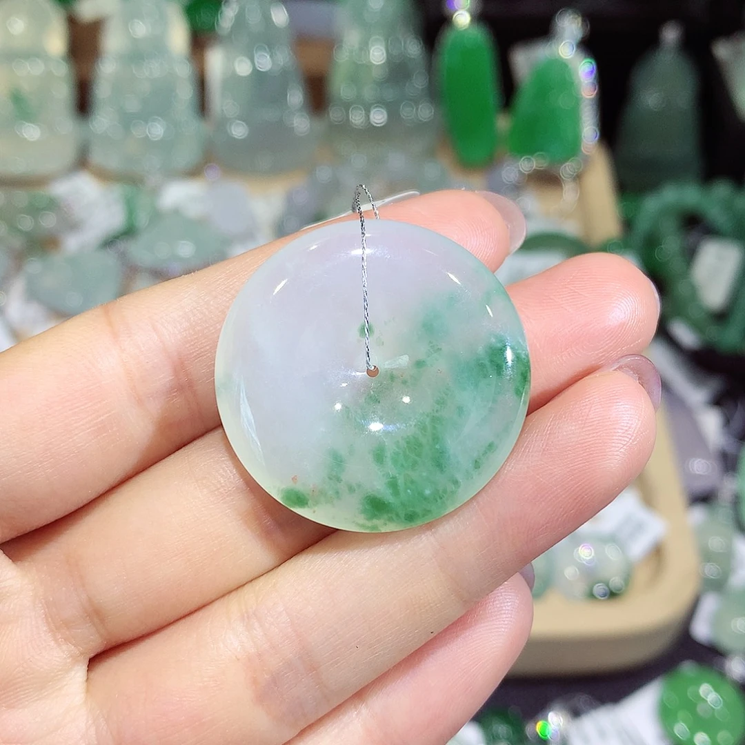 颈饰未镶嵌翡翠扣子