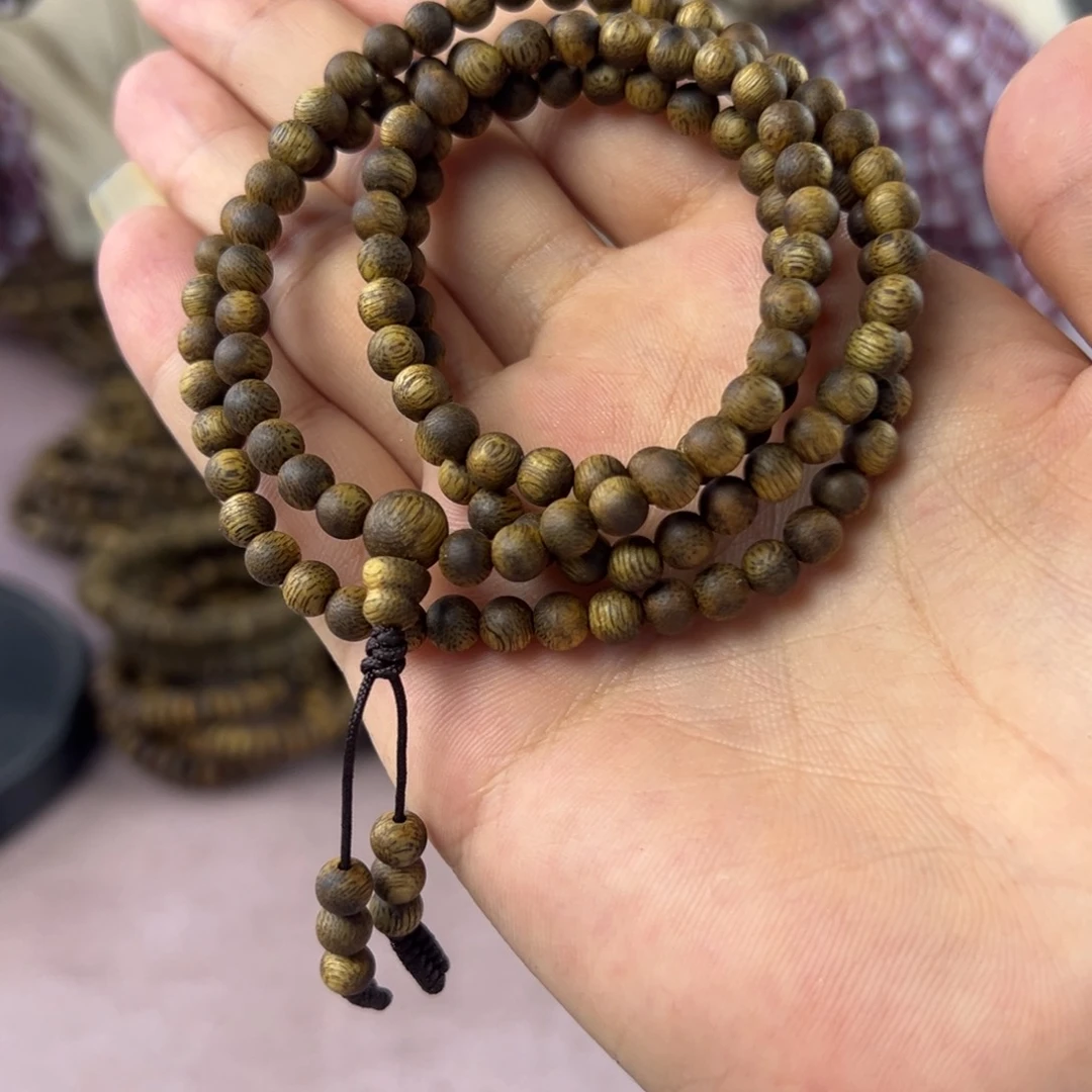 手串沉香0.5规格多圈8克