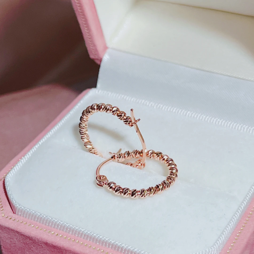 18k金耳饰（蹦迪珠珠）百搭