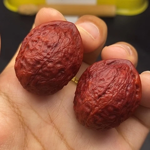 文玩核桃把件35尺蟒纹龙蛋