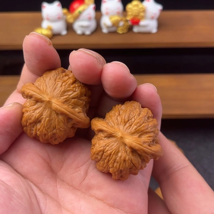 吊坠文玩核桃39尺寸血麒麟微修打好底