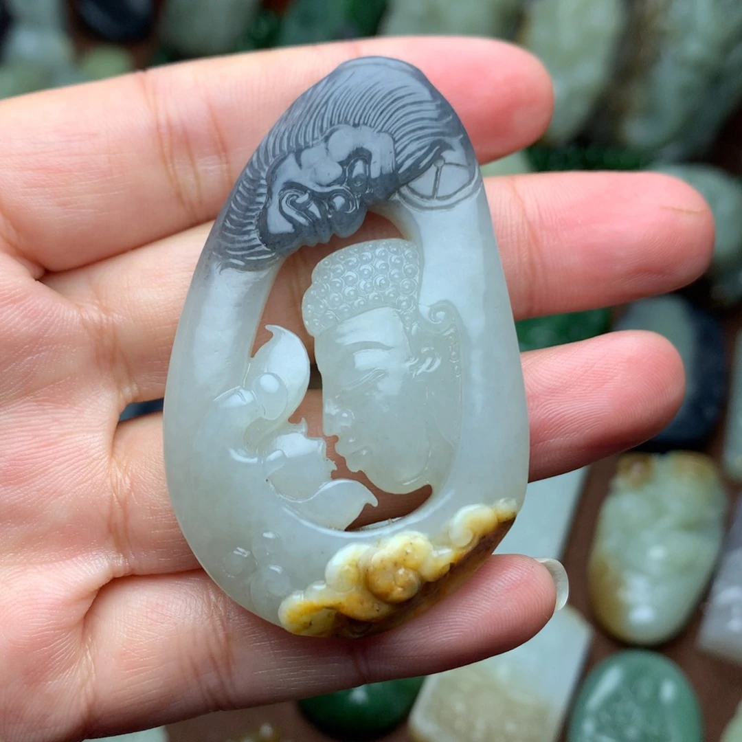 和田玉挂件未镶嵌