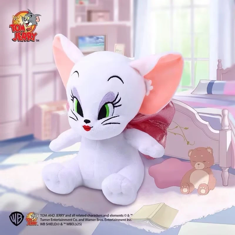 猫和老鼠正版周边图多盖洛小美猫毛绒公仔摆件挂件公仔可爱玩偶
