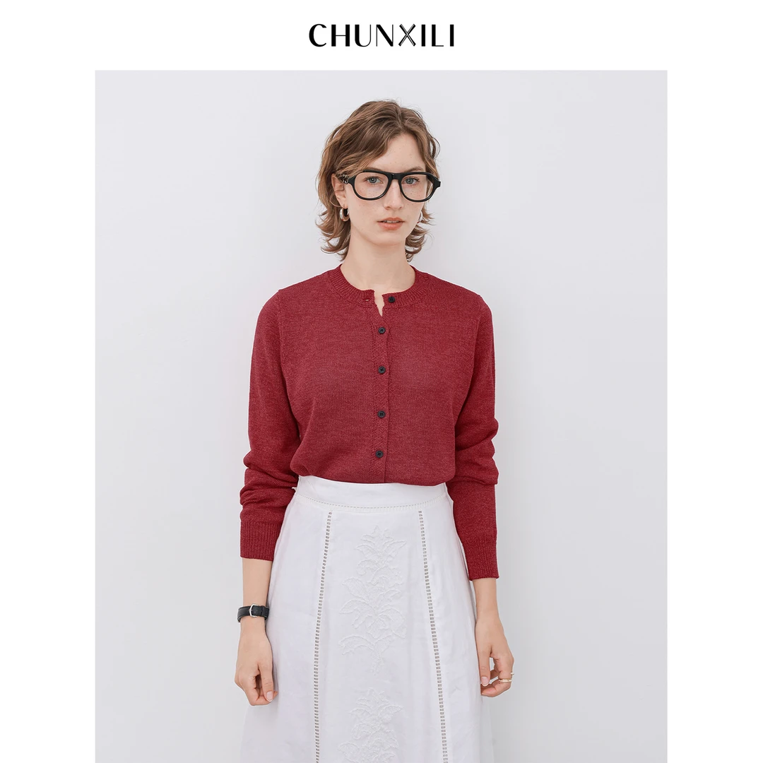 CHUNXILI/春熙里  时尚百搭针织开衫DC0M51019