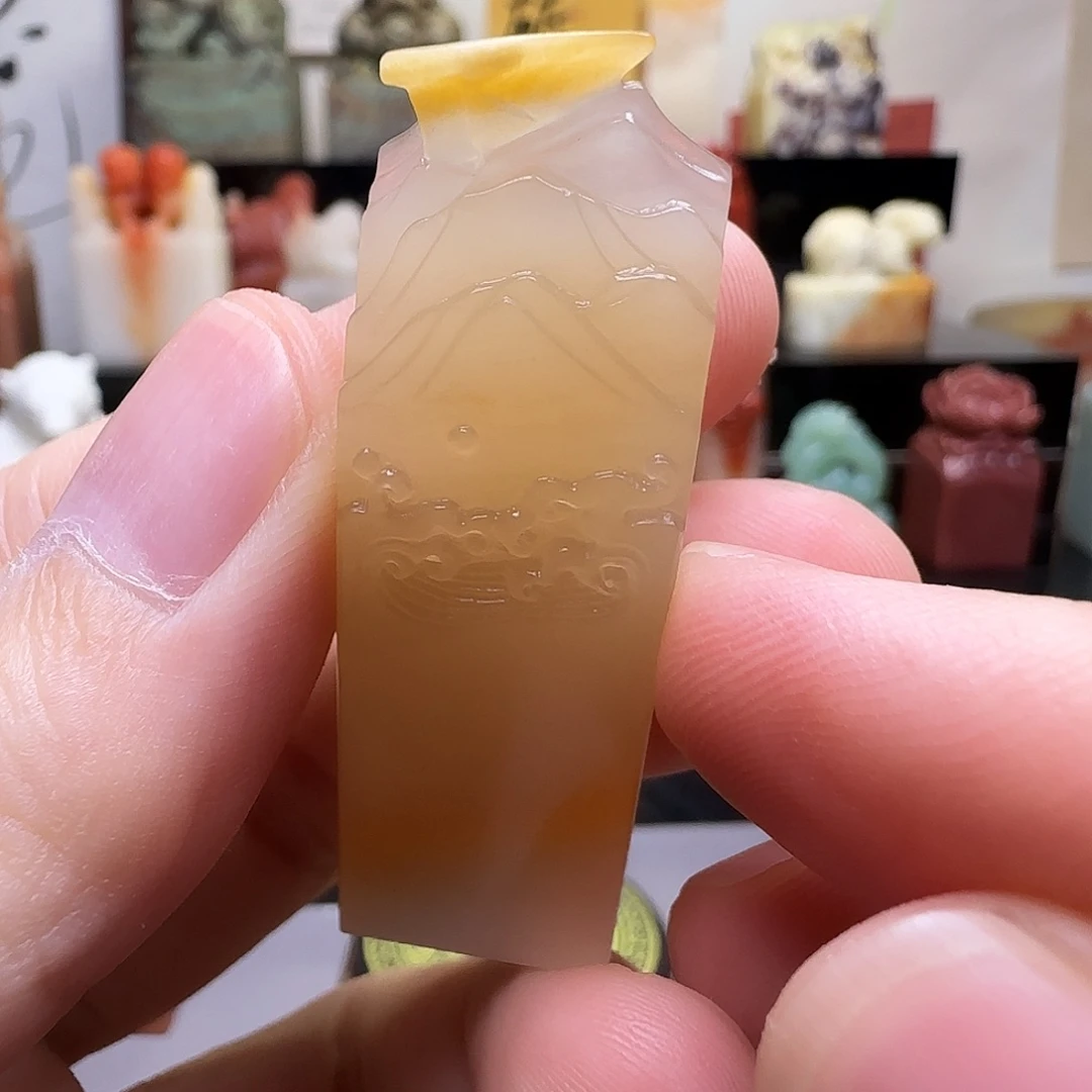 老挝石老挝纸飞机手工印章
