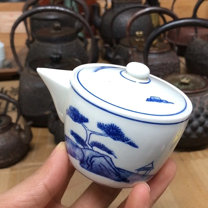 平安竹泉青花宝瓶