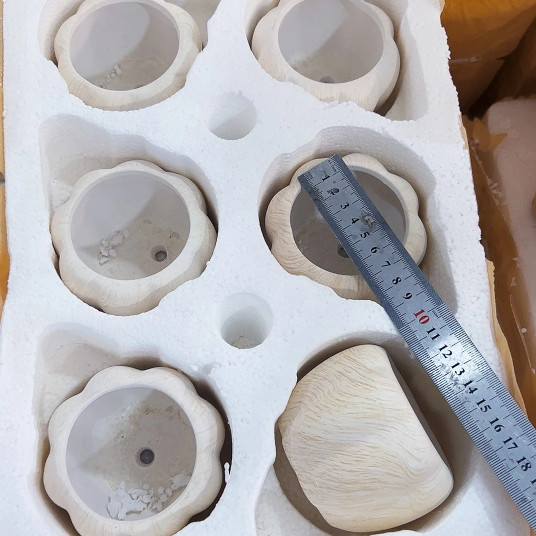 有孔，外贸尾单陶瓷花盆凑单10米包邮