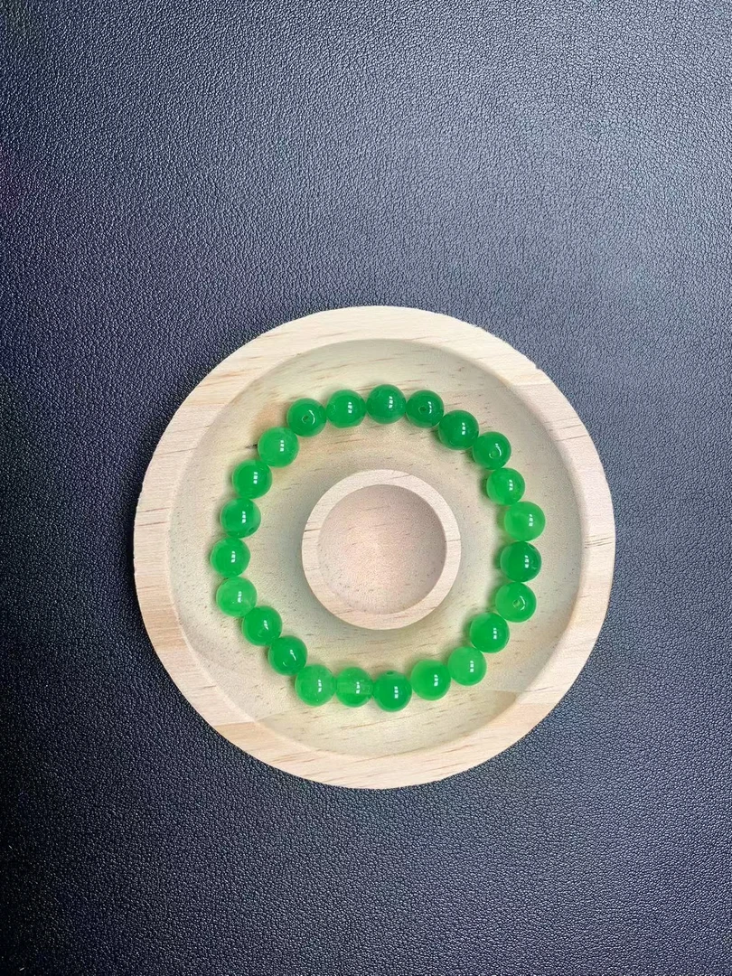 卡8+翡翠冰绿色珠子单珠一颗A04(多样性发货发其一)
