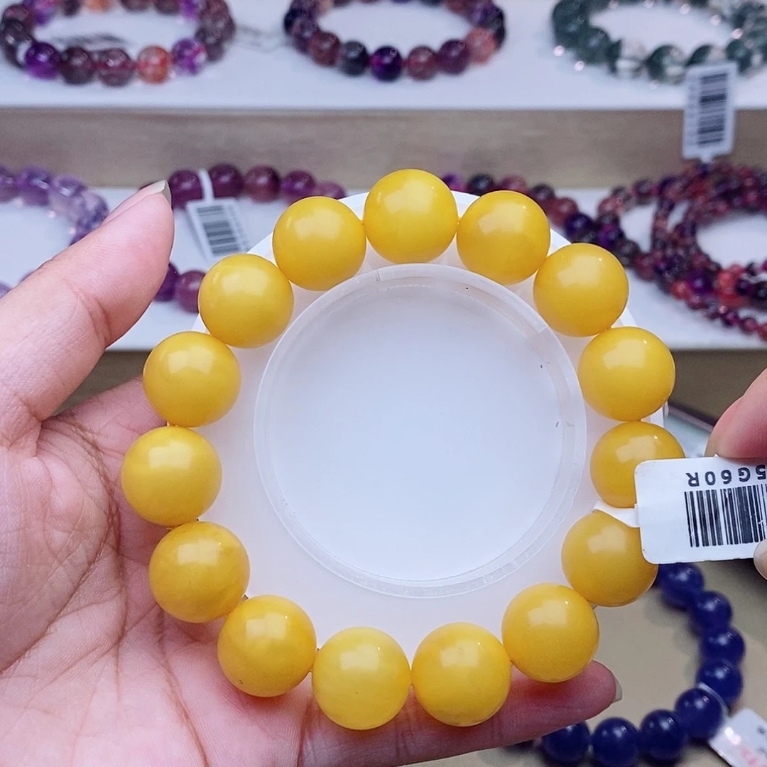 手链蜜蜡未镶嵌蜜蜡14