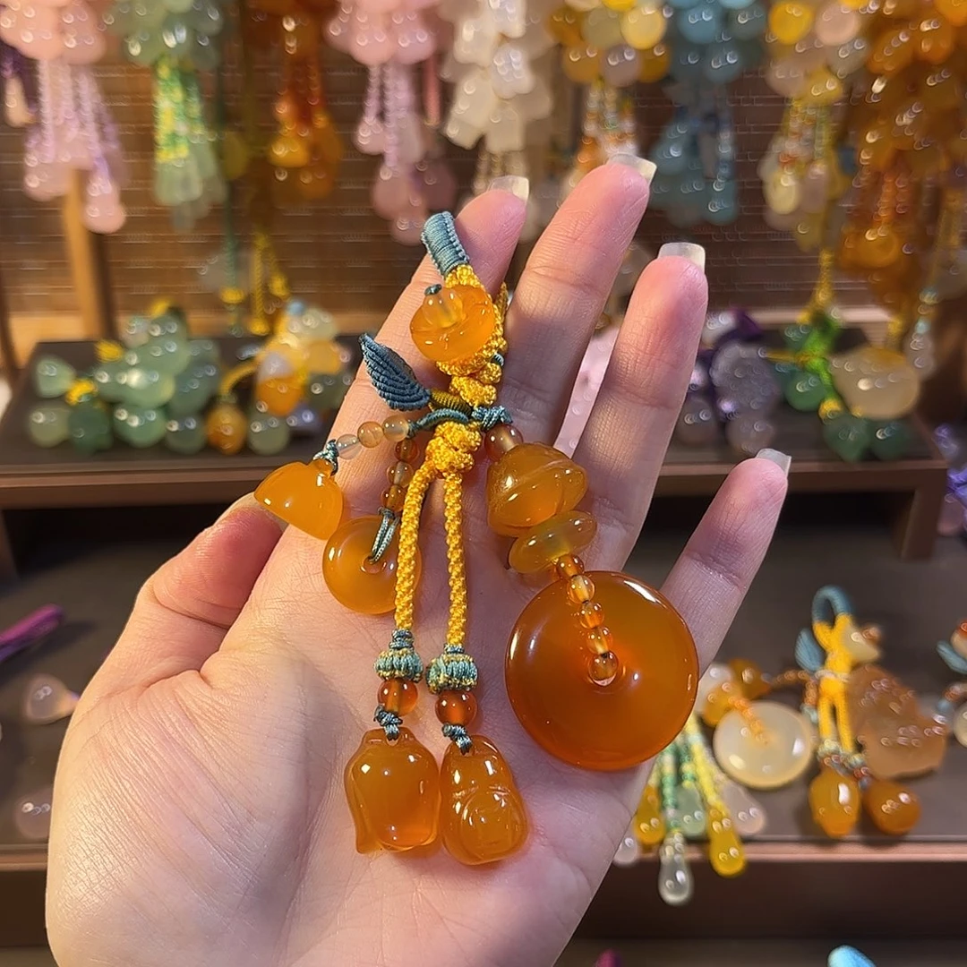 玛瑙/玉髓未镶嵌车挂