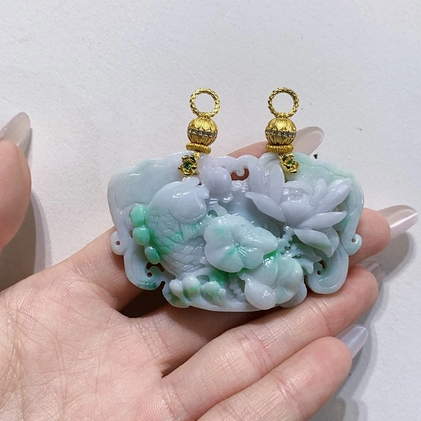 【闪购商品】翡翠未镶嵌颈饰