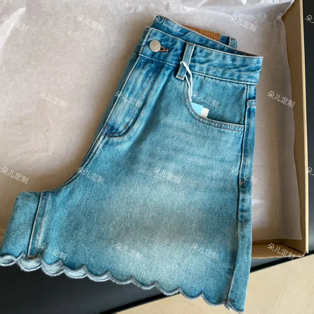 朵儿定制 【海岸线】夏季休闲清凉花边短裤 IS34