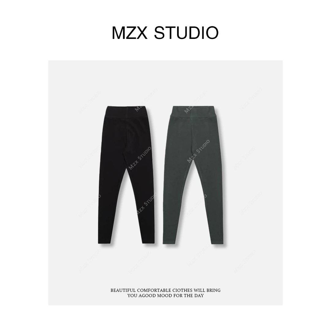 MZX秋季新款百搭秋冬九分打底裤KZ8023