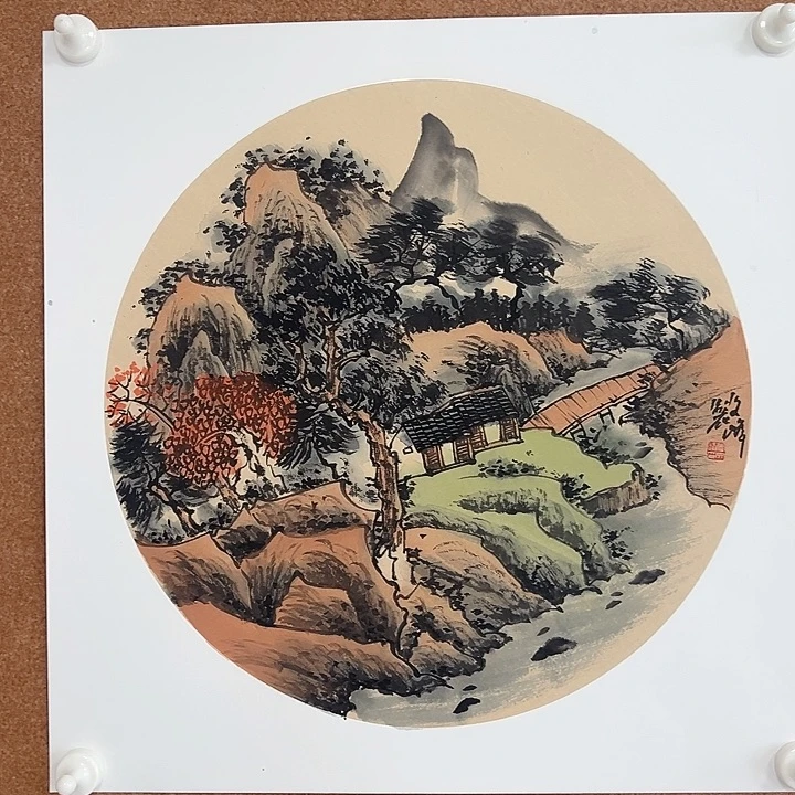 国画李文峰的画作